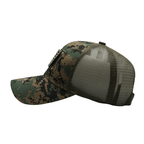 The Hardline Patriot Cap - Woodland Digicam - 