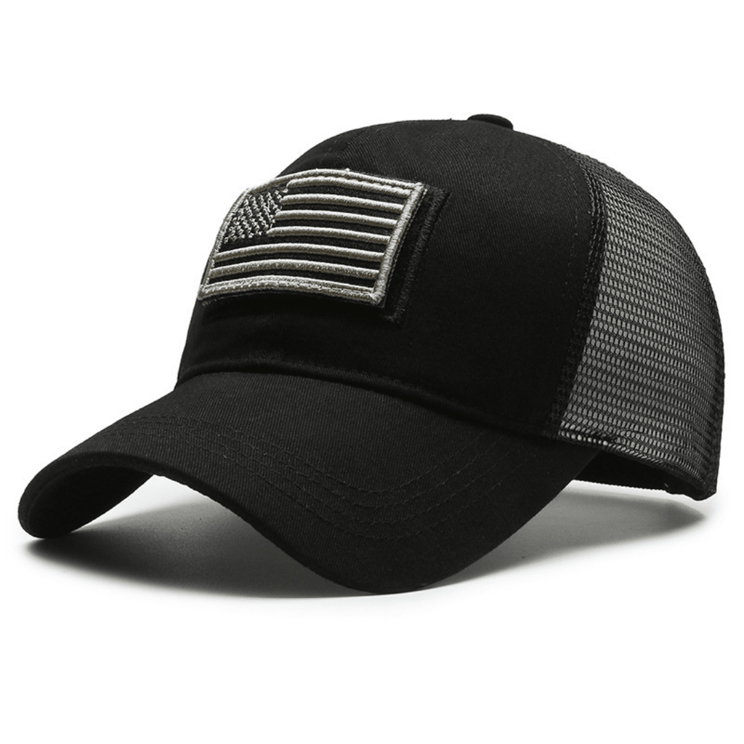 The Hardline Patriot Cap - Night Black - 