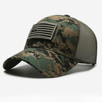 The Hardline Patriot Cap - Woodland Digicam - 