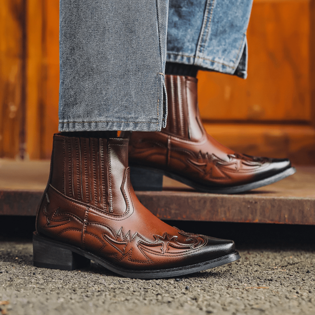 The Harlan Western Chelsea - Brown - 6.5