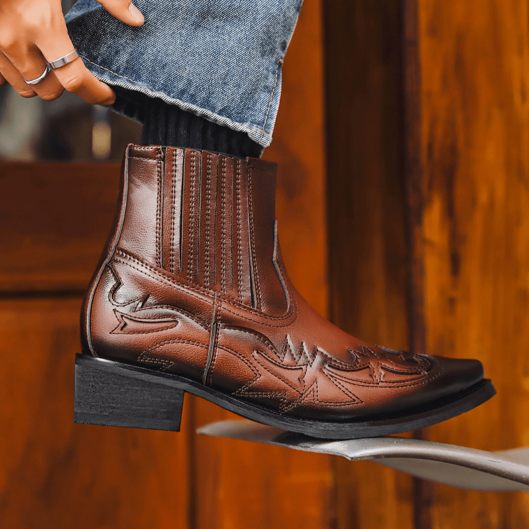 The Harlan Western Chelsea - Brown - 6.5