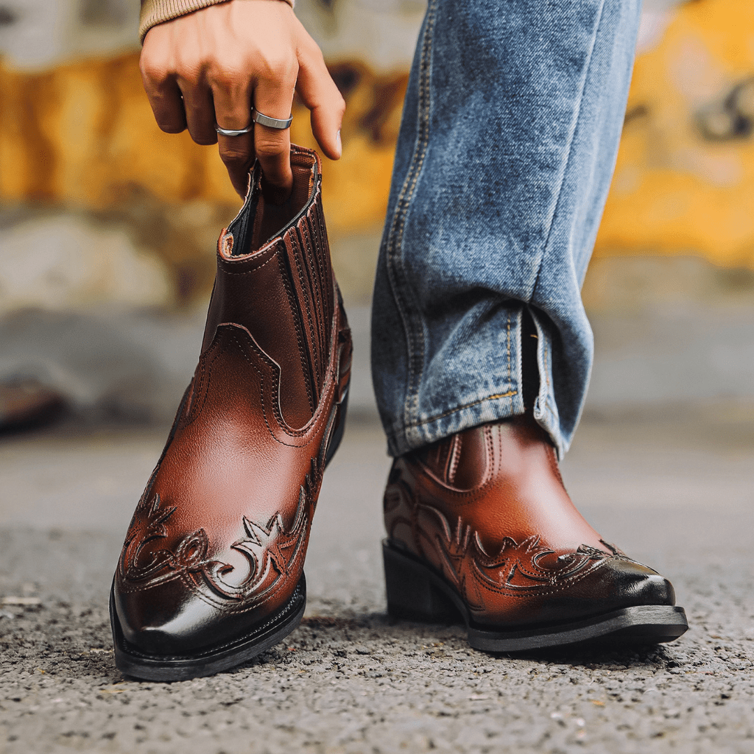 The Harlan Western Chelsea - Brown - 6.5