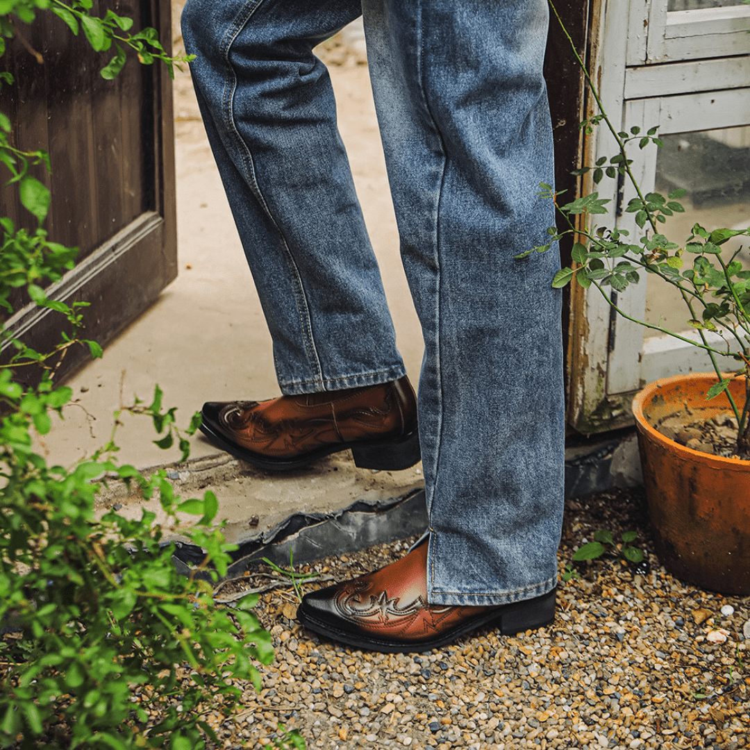 The Harlan Western Chelsea - Brown - 6.5