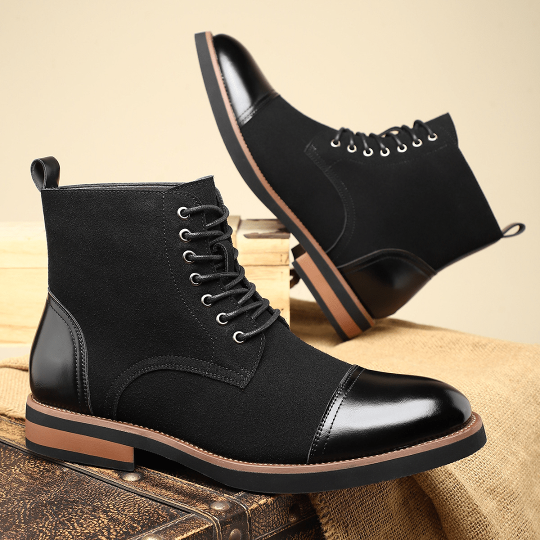 The Harrison Lace - Up Boot - Black - 6