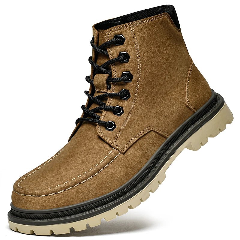 The Harrison Leather Boot - Desert Tan - 6.5