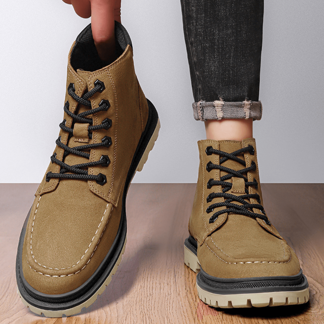 The Harrison Leather Boot - Greyson Vale