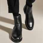 The Harrison Leather Chelsea - Black - 6