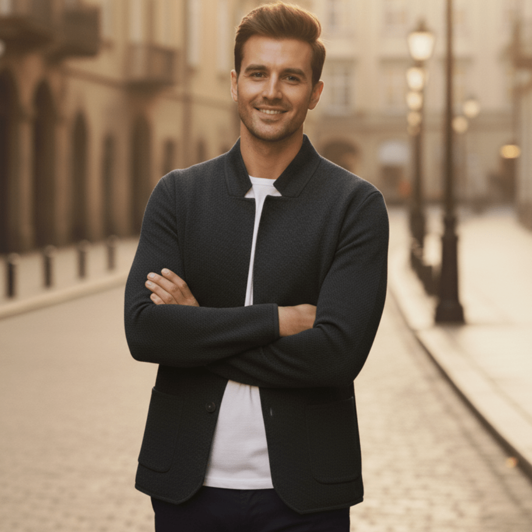 The Hartwell Knit Jacket - Greyson Vale