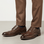 The Harwick Leather Derby - Espresso - 7