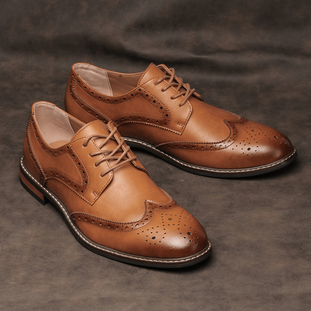 The Harwick Leather Derby - Brown - 7