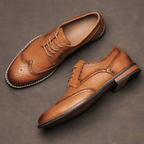 The Harwick Leather Derby - Brown - 7