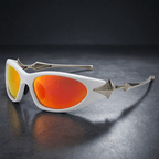 The Havoc X - Frame Sunglasses - White / Fire - 