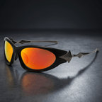 The Havoc X - Frame Sunglasses - Black / Fire - 