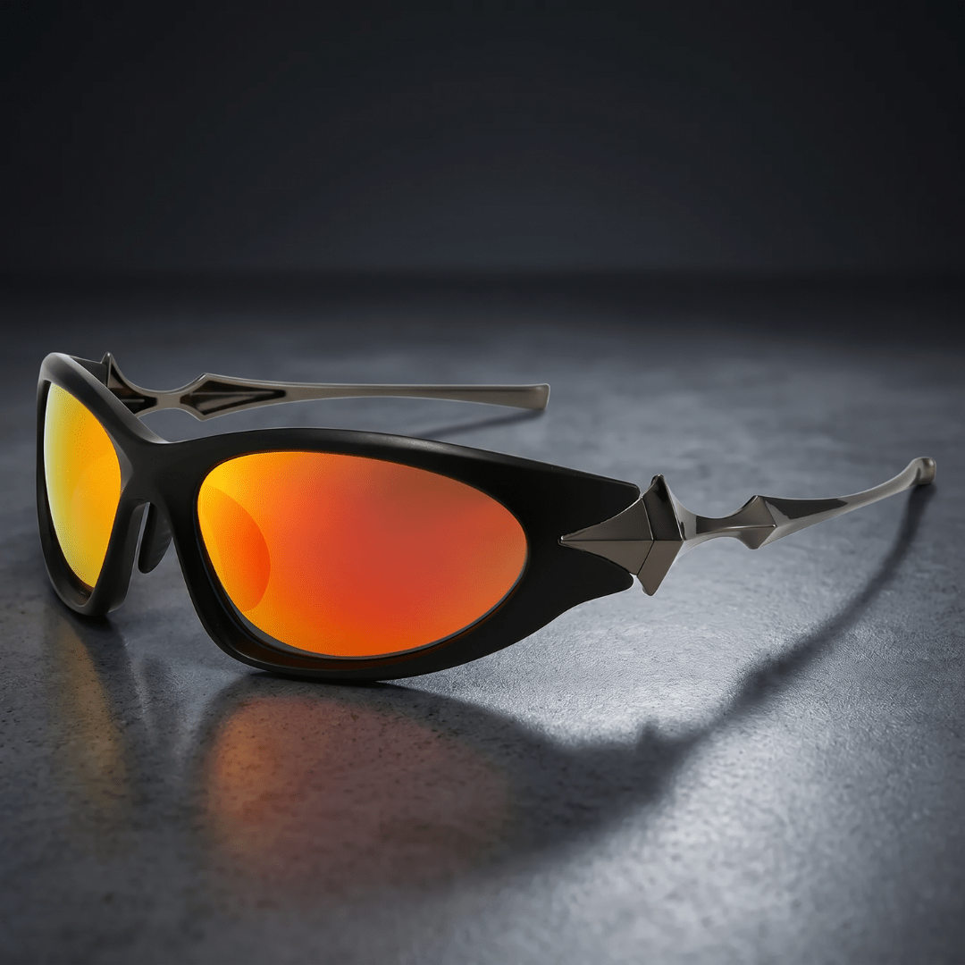 The Havoc X - Frame Sunglasses - Black / Fire - 