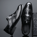 The Hawke Brogue Derby - Black - 5.5