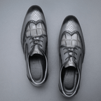 The Hawke Brogue Derby - Grey - 5.5
