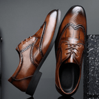 The Hawke Brogue Derby - Brown - 5.5
