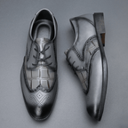 The Hawke Brogue Derby - Grey - 5.5
