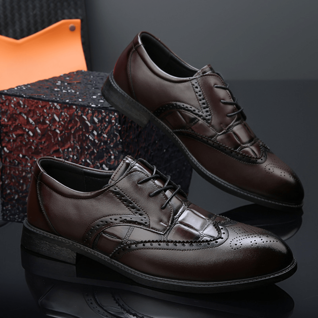 The Hawke Brogue Derby - Espresso - 5.5