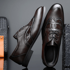 The Hawke Brogue Derby - Espresso - 5.5