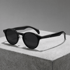 The Hawkins Round Frames - Jet Black - 