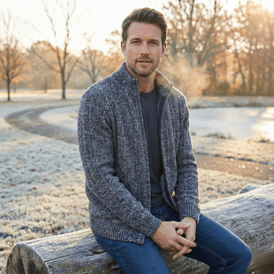 The Hearthstone Zip Knit - Greyson Vale