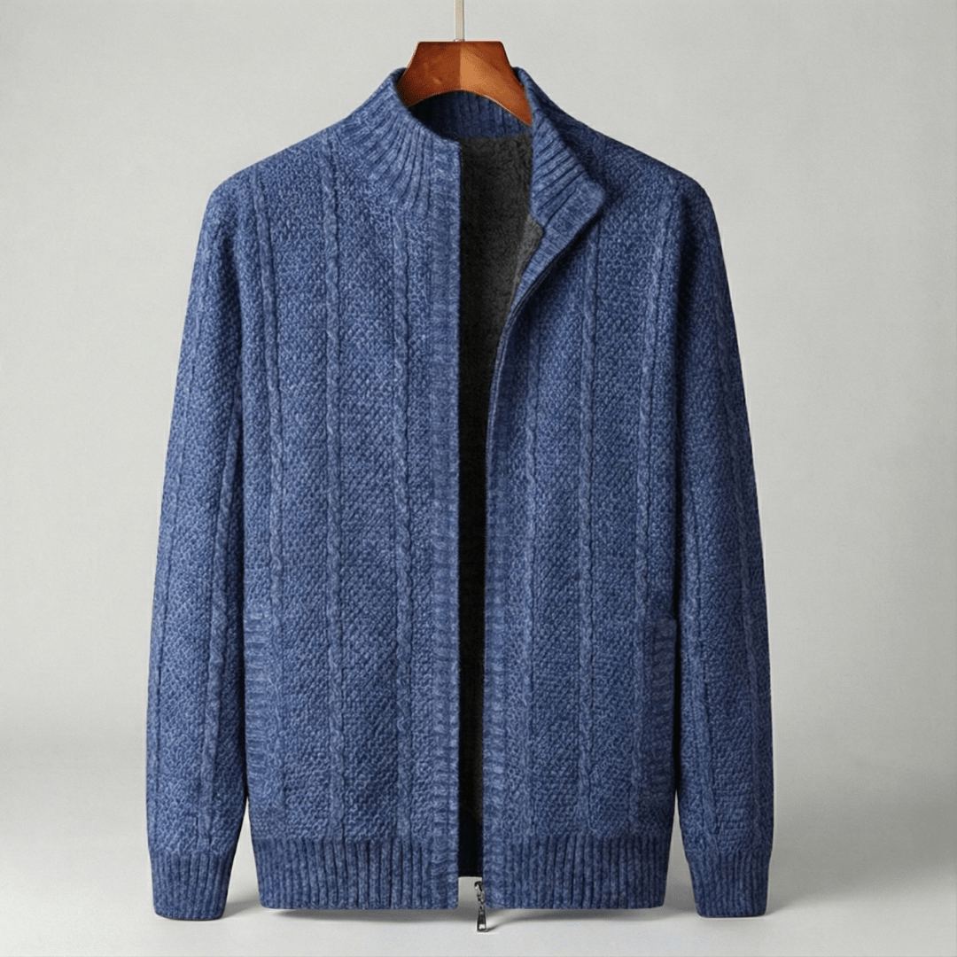 The Hearthstone Zip Knit - Greyson Vale