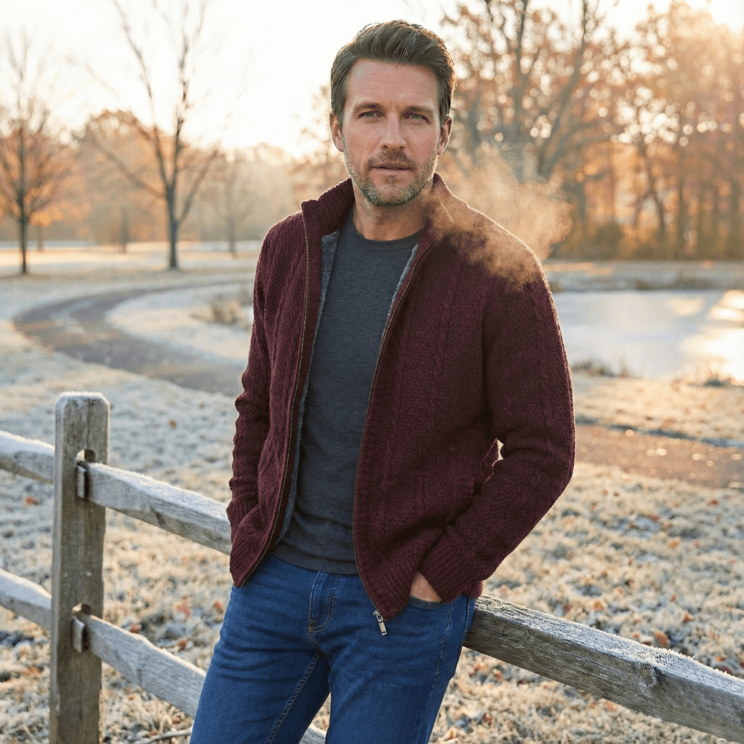 The Hearthstone Zip Knit - Greyson Vale