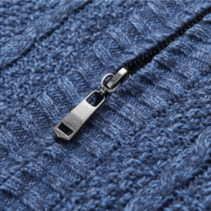 The Hearthstone Zip Knit - Greyson Vale