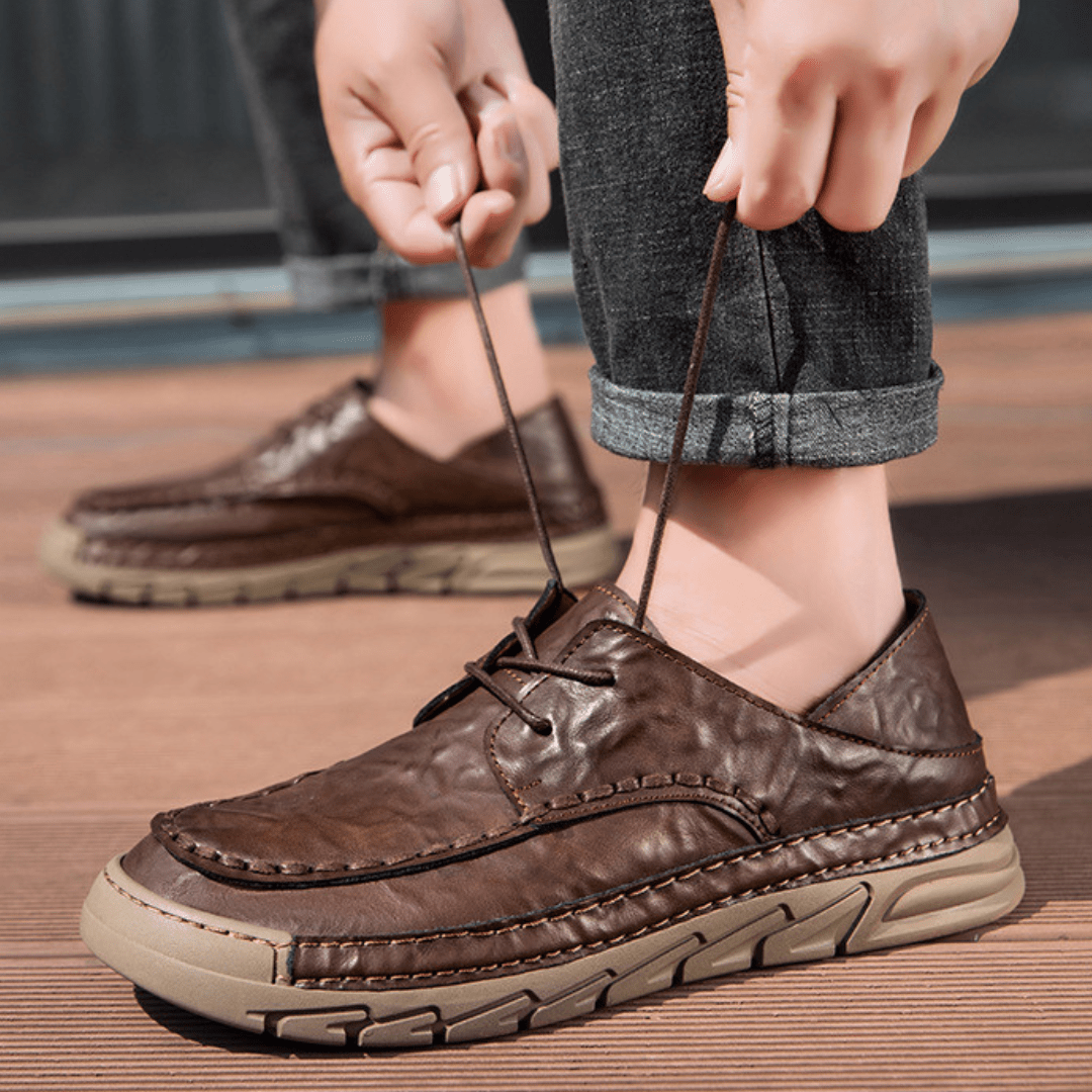 The Heritage Leather Moc - Brown - 6