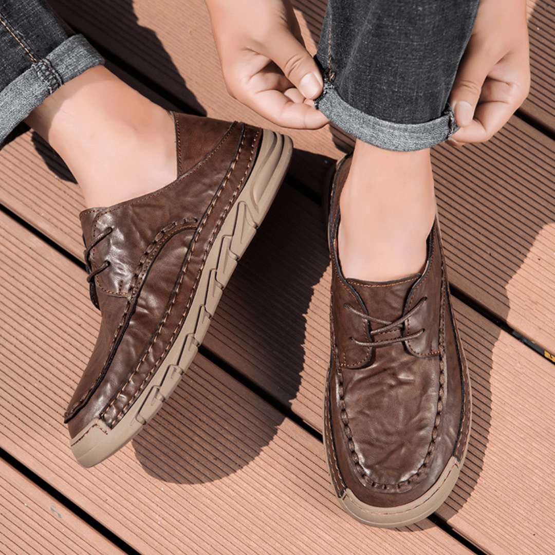 The Heritage Leather Moc - Brown - 6