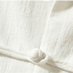 The Kyoto Linen Overshirt - White - XS