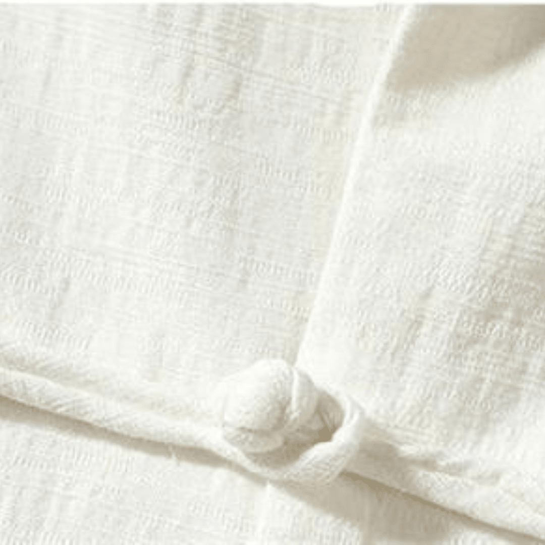 The Kyoto Linen Overshirt - White - XS