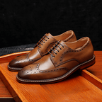 The Langford Brogue Derby - Brown - 7