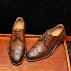 The Langford Brogue Derby - Brown - 7