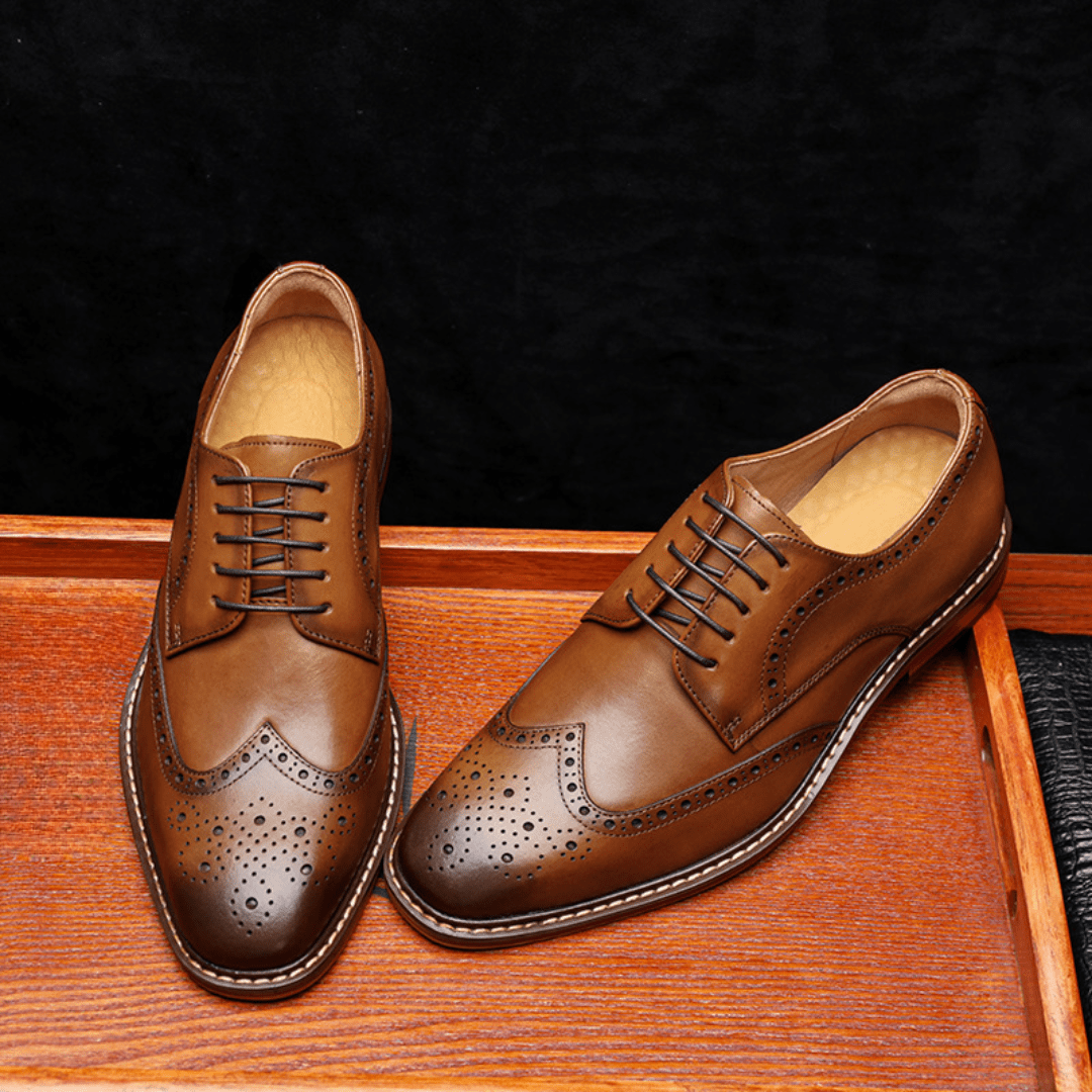 The Langford Brogue Derby - Brown - 7