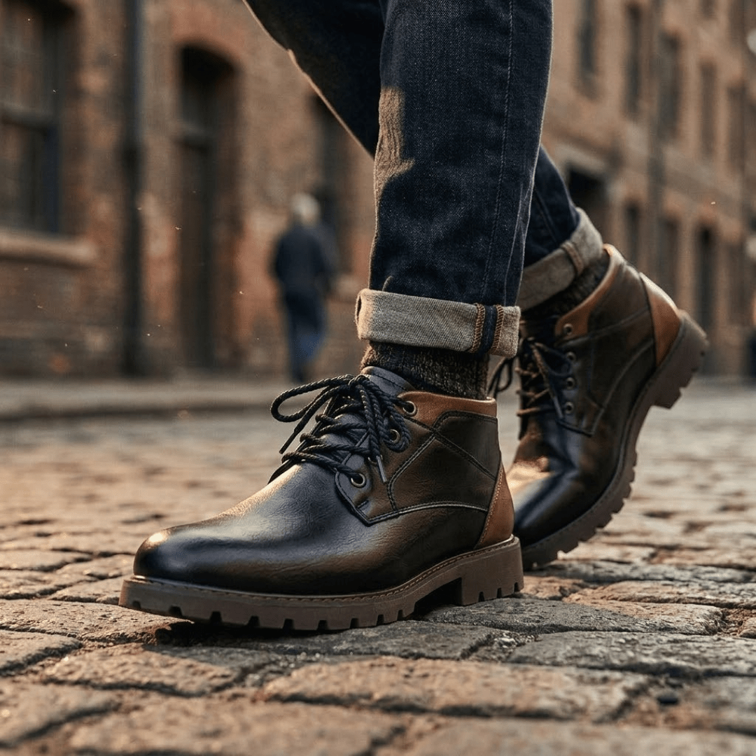 The Langston Ankle Boot - Black - 6.5