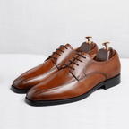 The Marcello Leather Derby - Brown - 6.5