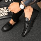 The Marcus Knotted Loafer - Black - 5.5