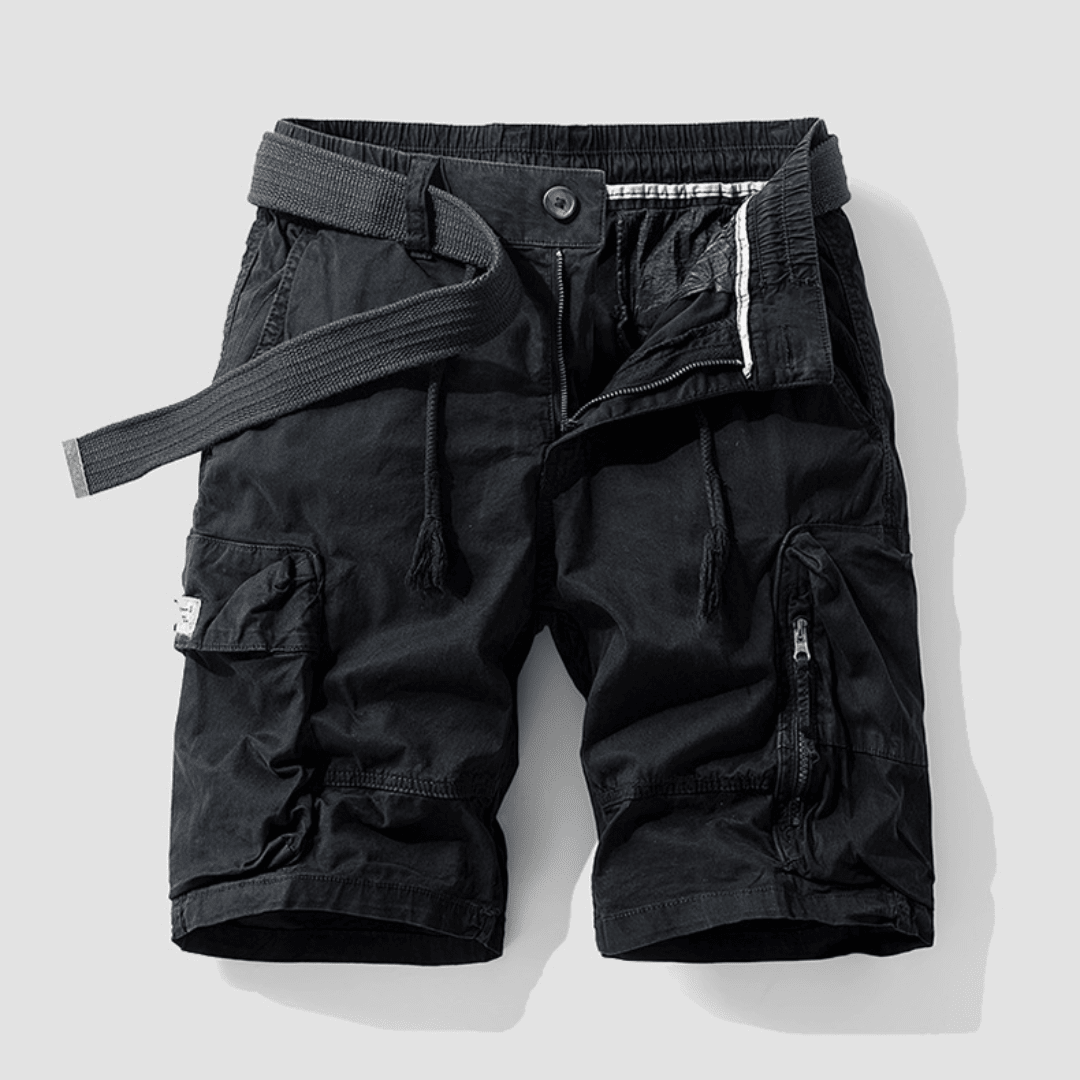 The Mason Cargo Shorts - Black - 29