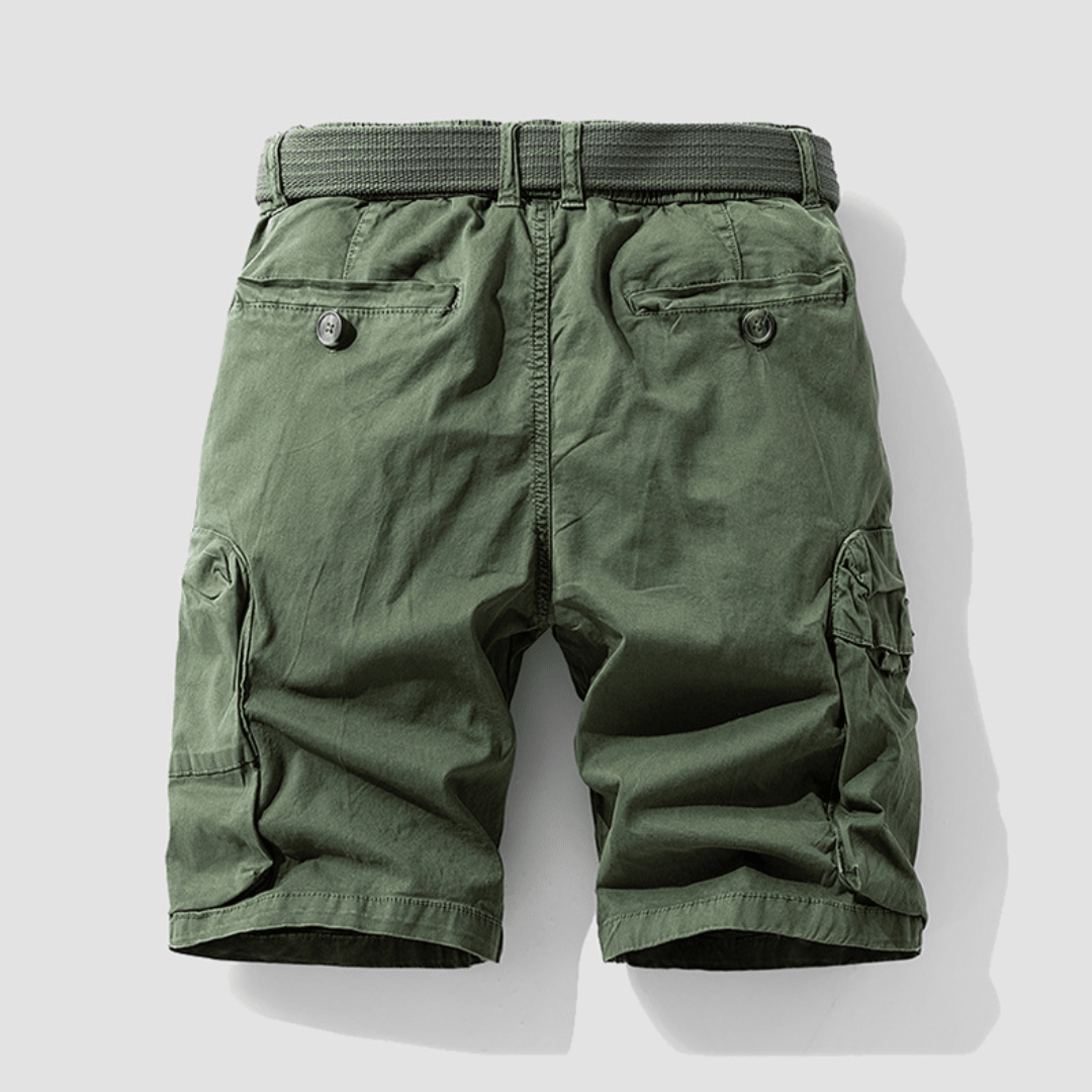 The Mason Cargo Shorts - Military Green - 29