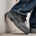 The Maverick Denim Boot - Black - 5.5