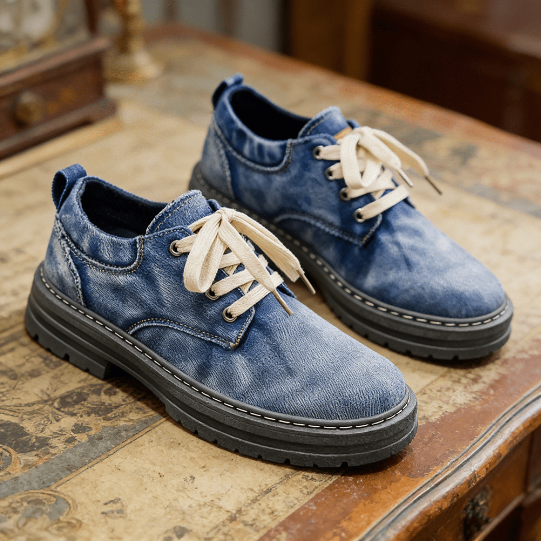 The Maverick Denim Boot - Blue - 5.5