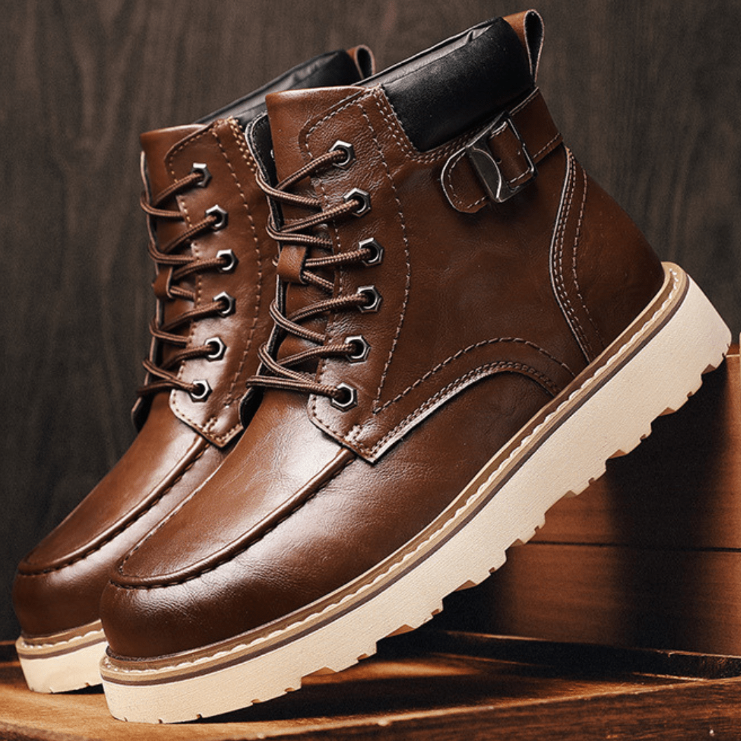 The Overland Leather Boot - Greyson Vale