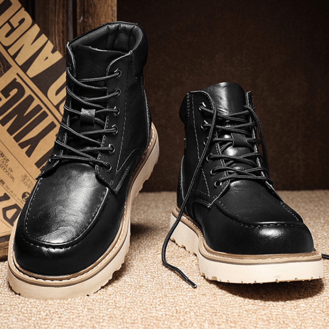 The Overland Leather Boot - Greyson Vale