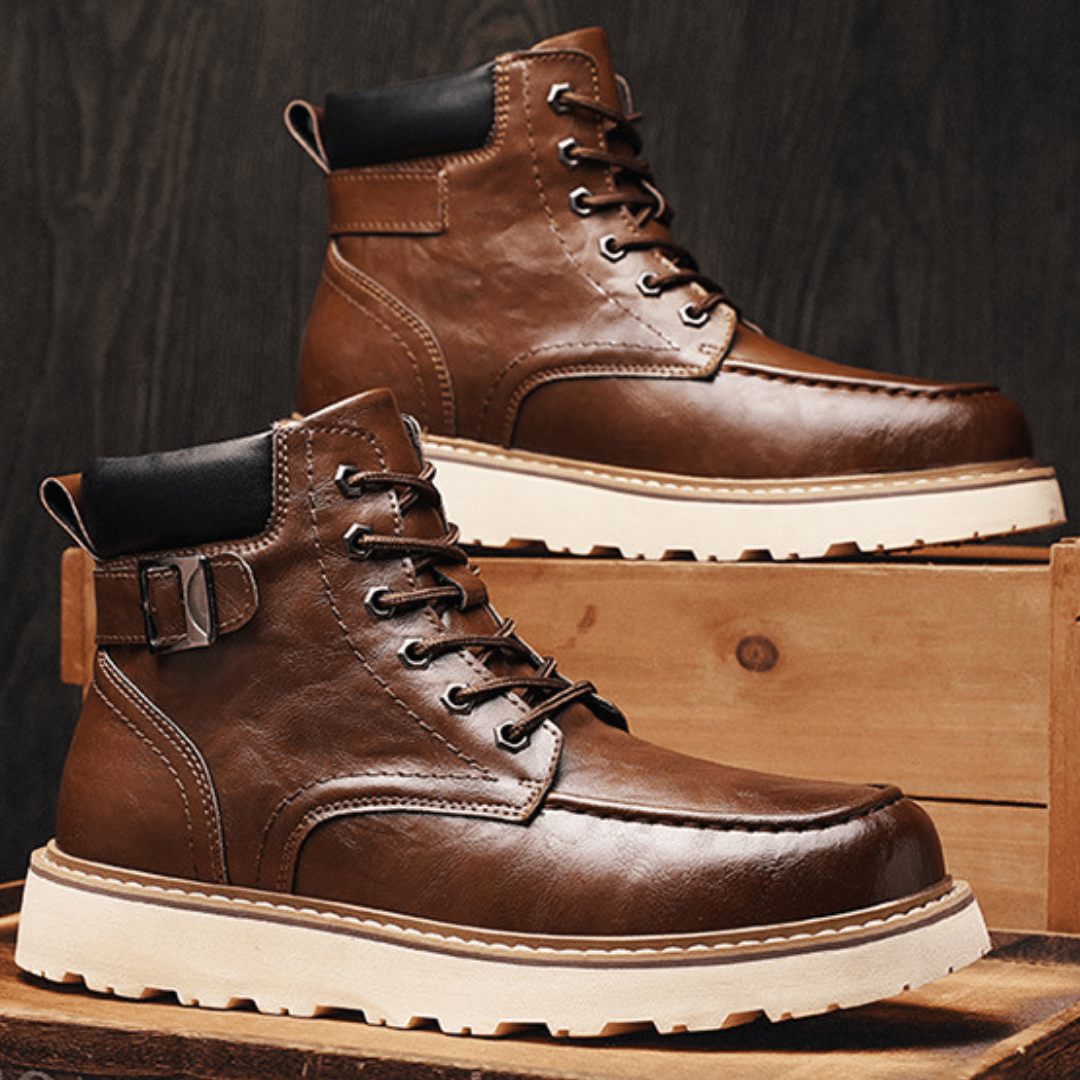 The Overland Leather Boot - Greyson Vale