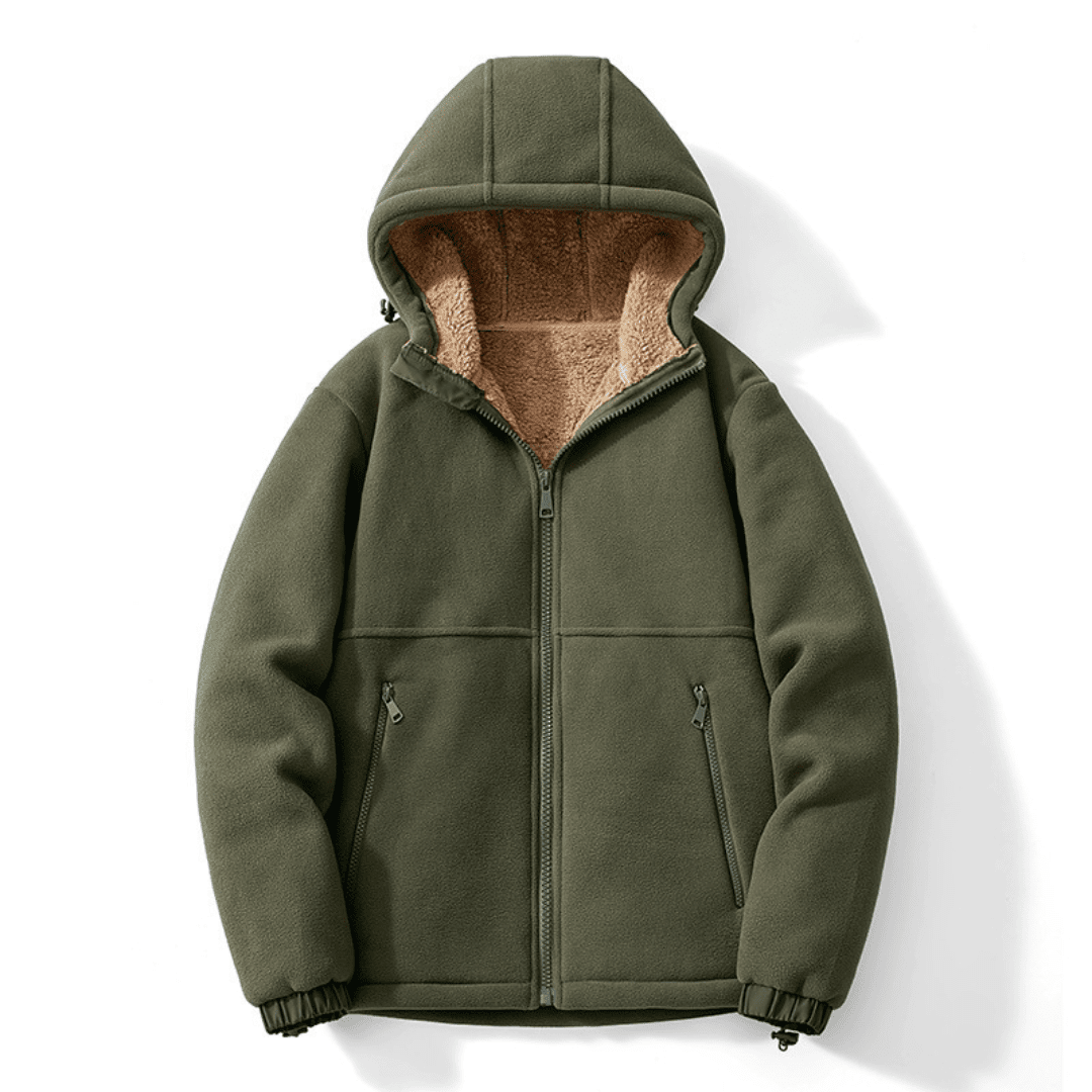 The Ridgewood Fleece Hoodie - Green - XS