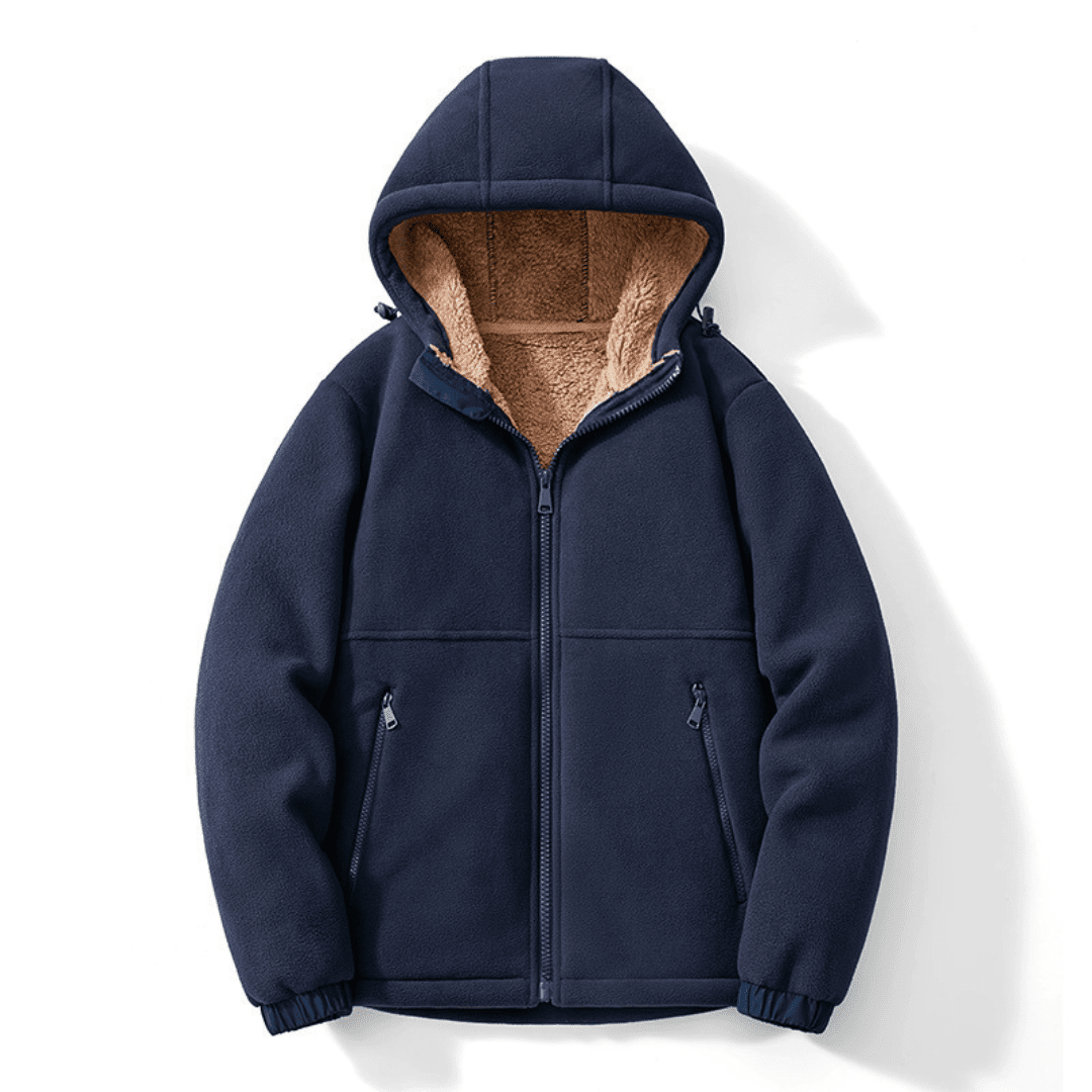 The Ridgewood Fleece Hoodie - Navy - XS