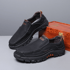 The Roamer Leather Slip - On - Black - 5.5