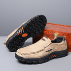 The Roamer Leather Slip - On - Beige - 5.5